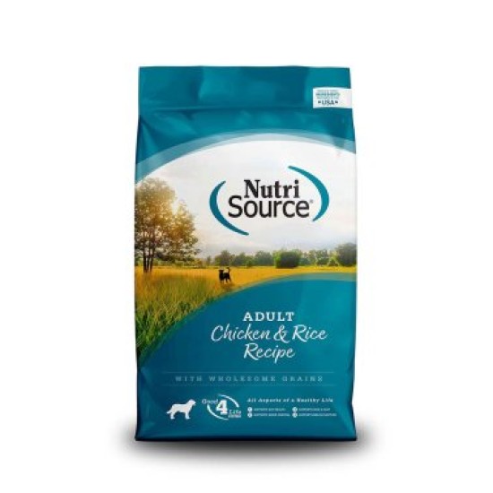 Nutrisource Adult Chicken/Rice 26LBS
