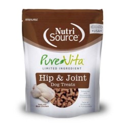 NutriSource  PureVita Hip & Joint Dog Treats 6 Oz