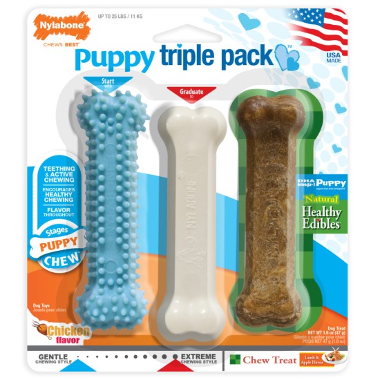 Puppy Chew Triple Pack