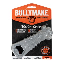 BullyMake Toss n' Treat Flavored Dog Chew Toy Paw Opener, Chicken