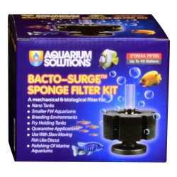 AS Bacto-Surge Sponge Filter Kit 2X4.75